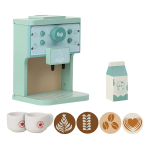 Juego Cafetera Madera Niños Niñas Con Accesorios Juguete - Imagen 2