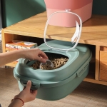 Contenedor Alimento Perros Gatos Gran Capacidad Anti Humedad - Imagen 5