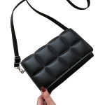 Bandolera Cartera P/ Mujer A Cuadros Capitoneada Moderna - Imagen 8