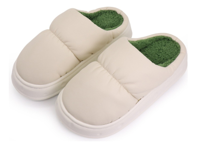Pantuflas De Adulto Abiertas Puff Calidas Calzado