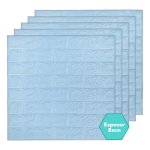 Set X5 Revestimientos Adhesivo Panel 3d Simil Ladrillo - Imagen 2