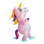 Disfraz Inflable Unicornio De Adulto 144 Cm + Inflador - Imagen 2
