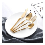 Juego De Cubiertos De Acero Inoxidable Dorados - Imagen 6