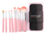 Set 7 Pinceles Maquillaje Brochas Profesional Con Estuche - Imagen 5
