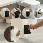 Papelera Basurero Baño + Cepillo De Inodoro Plastico - Imagen 8