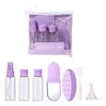 Kit Organizador Botellas Y Frascos Rellenables Para Viaje - Imagen 2