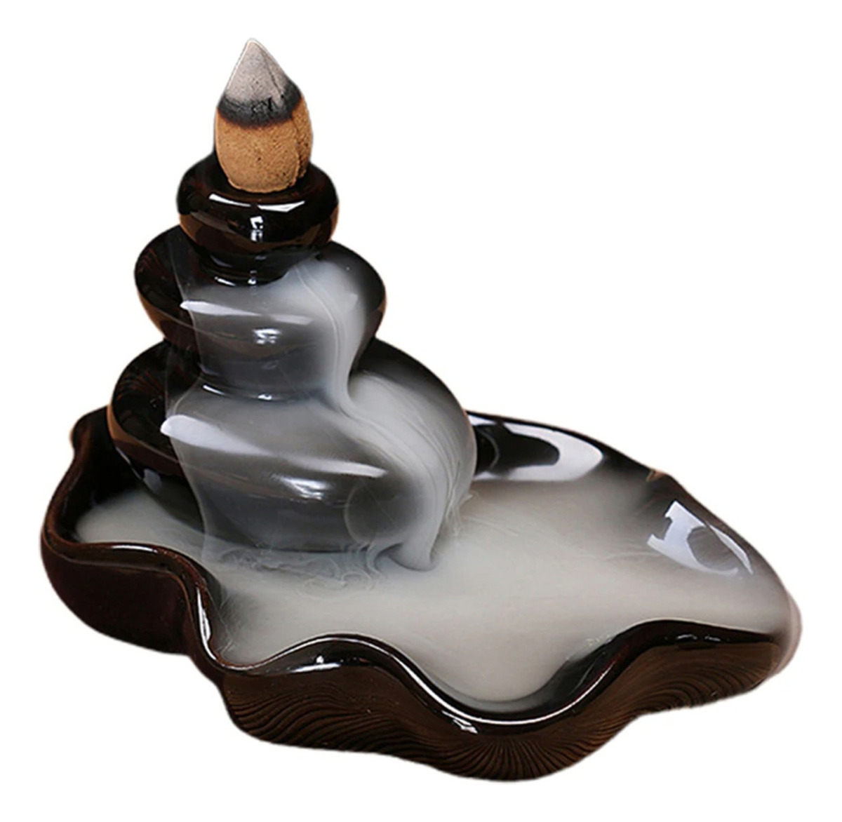 D_825185-MLU78088160793_072024-F.jpg Porta Sahumerio Fuente Cascada De Humo Incienso - Imagen 1