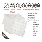 Set X5 Revestimientos Adhesivo Panel 3d Simil Ladrillo - Imagen 21