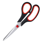 Tijera Acero Inoxidable 21cm Resistente Corte Preciso Color Rojo - Imagen 2