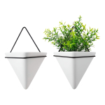 Maceta Pared Colgante Triangular Diseño Moderno - Imagen 5
