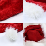 Gorro Gorrito Navideño Papá Noel Felpa Gruesa Largo 77cm - Imagen 3