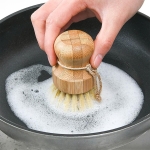 Cepillo Lavaplatos Cocina En Bambu Y Sisal Sin Mango - Imagen 4
