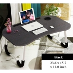 Mesa Plegable Para Laptop Tablet Con Portavaso Y Cajón - Imagen 5