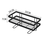 Estante Organizador De Baño Sobre Mochila Inodoro - Imagen 7