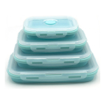 Set X4 Taper Silicona Plegables Tapa Plastico Hermetica - Imagen 10