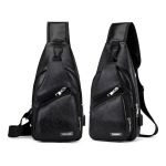 Morral Unisex Urbano Mochila De Hombro Con Usb Cuero Pu - Imagen 13