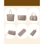 Set De Cartera Bolso Dama Moderna 6 Piezas Estampada - Imagen 14