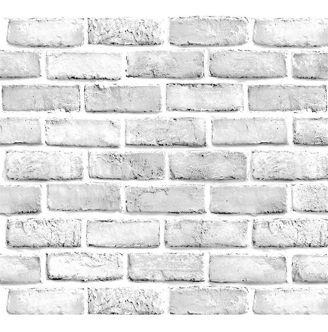 D_831485-MLU44250438262_122020-F.jpg Papel Adhesivo Ladrillo Blanco Tapiz Decorativo Promo Rollo - Imagen 1