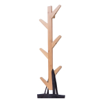 Perchero De Pared En Madera 6 Ganchos Decorativo - Imagen 9