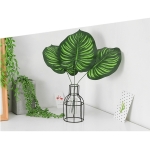 Set X10 Hojas Artificiales Flores Plantas 45x25cm - Imagen 4