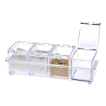 Especiero Dispensador De Cristal Para Condimentos Cocina Color Transparente - Imagen 5