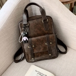 Mochila Bolso Retro Vintage Doble Bolsillo Gran Capacidad Il - Imagen 3