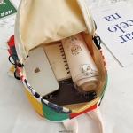 Mochila Infantil Escolar A Cuadros Disney Mickey O Minnie - Imagen 3