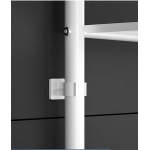 Organizador Vertical 3 Estantes Para Baño Aluminio - Imagen 3