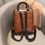 Mochila Bolso Retro Vintage Doble Bolsillo Gran Capacidad - Imagen 17