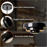 Lámpara Techo Colgante Led Estilo Nórdico + Lamparita Led - Imagen 17