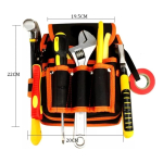 Bolso Canana Porta Herramientas Cartuchera Cinto 9 Bolsillos - Imagen 6