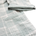 Pijama Ropa De Casa Estilo Kimono Para Adulto A Cuadros - Imagen 10