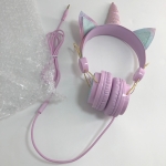 Auriculares Infantiles Unicornio Con Brillos Lol - Cable - Imagen 2