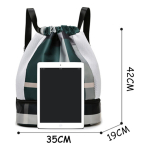 Mochila Bandolera Espacio Para Zapatos Gran Capacidad - Imagen 9