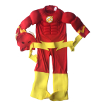 Disfraz Halloween Flash Cotillon Niño Fiestas Super Héroe - Imagen 2