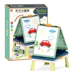 Pizarra 4 En 1 Pizarron Con Tiza Y Marcador + Juegos De Mesa - Imagen 14