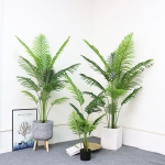 Planta Artificial En Maceta Simil Palmera Areca 220cm - Imagen 3