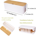 Organizador Ordenador De Cables Caja Nordica Decoracion - Imagen 6