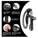 Ejercitador De Mano Hasta 100kg Con Contador Numérico - Imagen 5