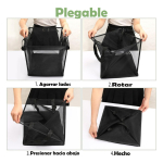 Cesto Ropa Sucia Plegable Con Asa Lavarropa - Imagen 4