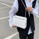 Mini Cartera Para Mujer Moda Casual Cuadros Bandolera Bolso - Imagen 7