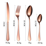 Set 24 Cubiertos Acero Inoxidable Almuerzo O Cena - Clasico - Imagen 11