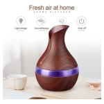 Humidificador Difusor Vaporizador Aromaterapia Madera Oscura - Imagen 7