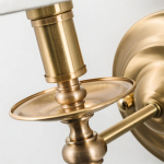 Lampara Aplique De Pared Estilo Vintage Cobre Estructura Dorado - Imagen 6