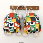 Mochila Infantil Escolar A Cuadros Disney Mickey O Minnie - Imagen 5