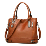 Cartera Bolso De Mano Gran Capacidad + Pouch - Imagen 8