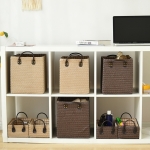 Caja Decorativa Organizadora Con Asas Plegable - Grande - Imagen 4