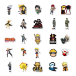 Set De 50 Pegotines Stickers De Naruto Anime Manga Vinilico - Imagen 5