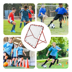 Arco Acero Rebotador Pelota P/ Entrenamiento Futbol Deporte - Imagen 8