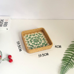 Bandeja Decorativa En Rattan Varios Diseños - Chica - Imagen 7